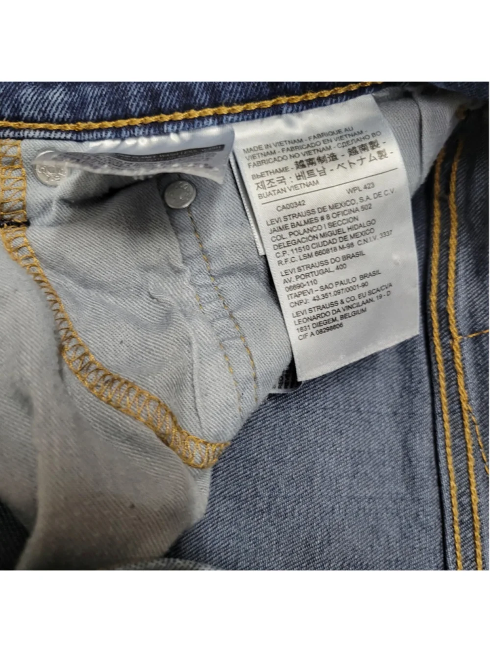 Levi's 502 Slim-Fit Blue Jeans Size 33/30 Men's Excellent Condition